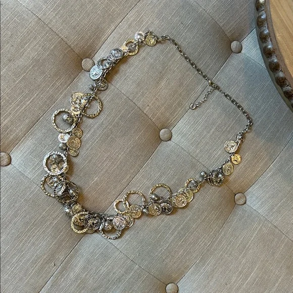 Non Signe SilverRépublique Française Coin Statement Chain Belt
